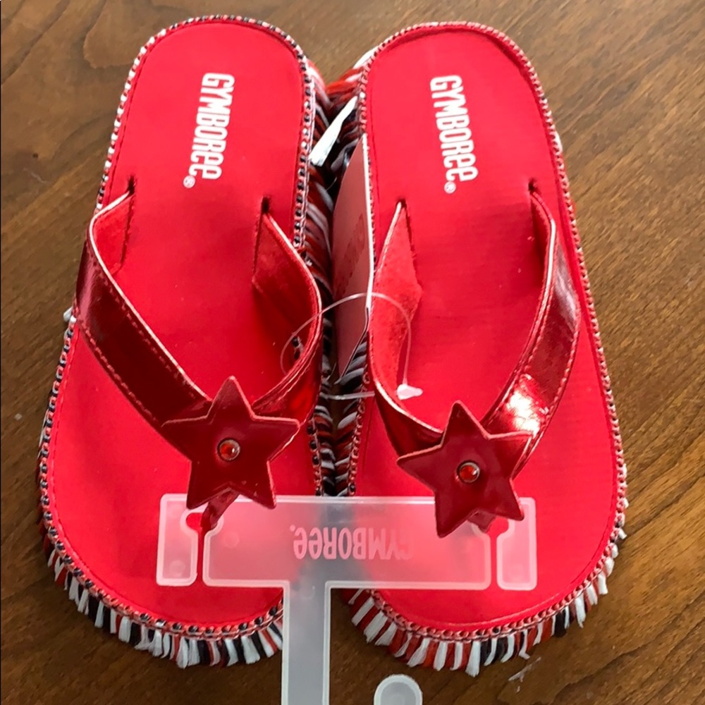 3/$20 NWT Gymboree Patriotic Sandals 9-10 or 11-12